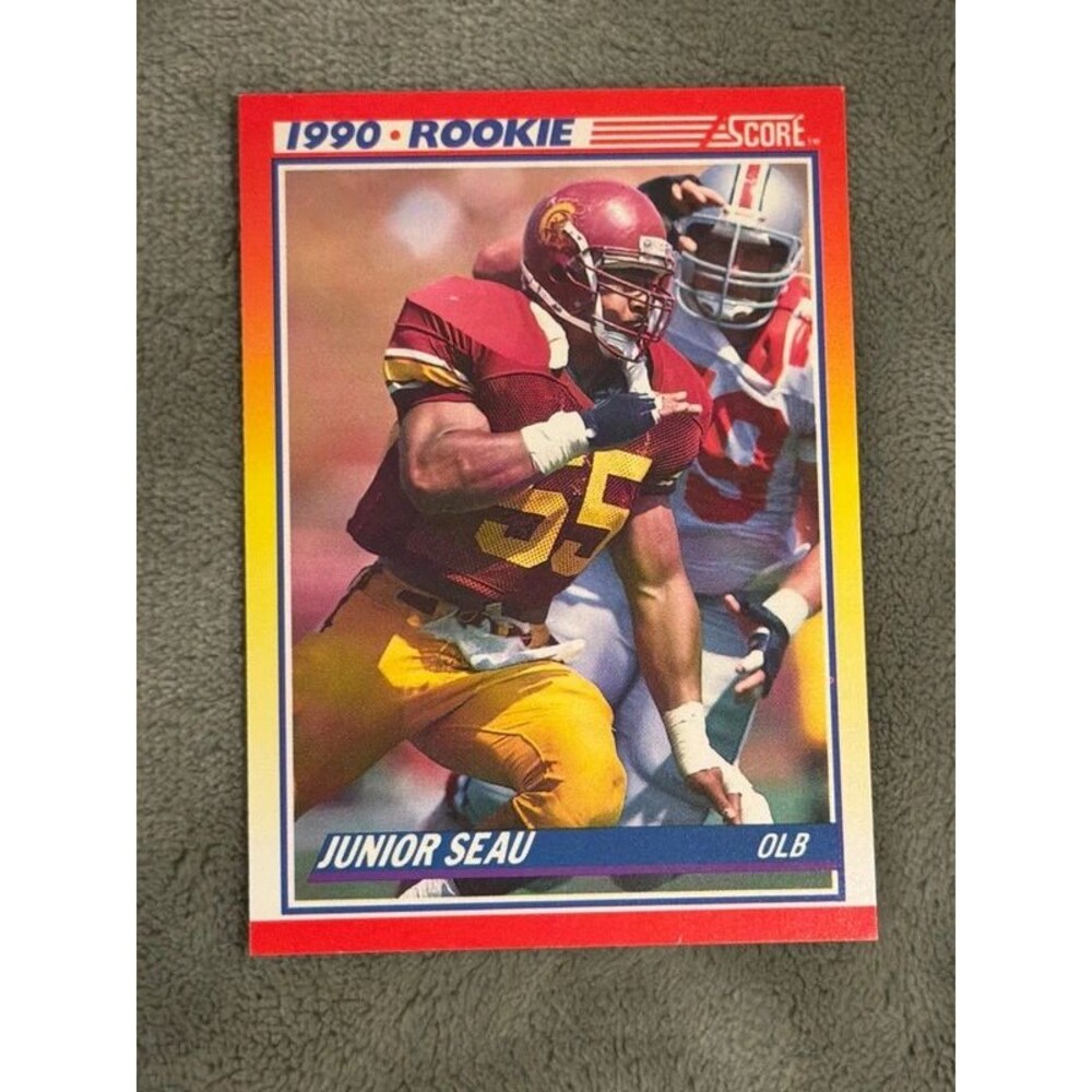 1990 Score Junior Seau Rookie Card (#302)